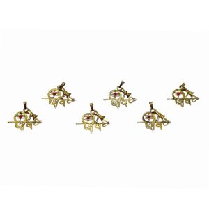Shiva Trishul Damaru Pendant (6 Pack)