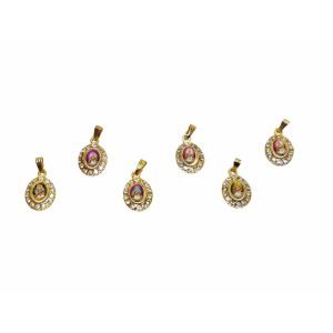 Saraswati Gold Pendant - Small (6 Pack)